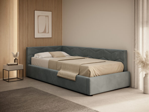 Łóżko tapicerowane  3D