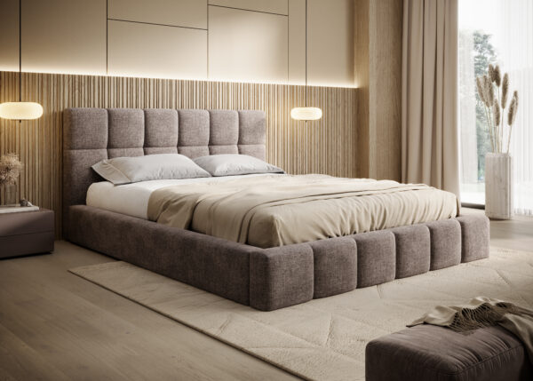 Łóżko Tapicerowane DICE